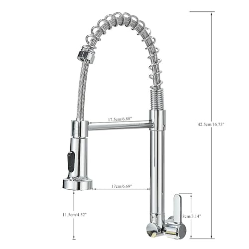 Robinet de cuisine mural pour optimiser l'espace de votre plan de travail