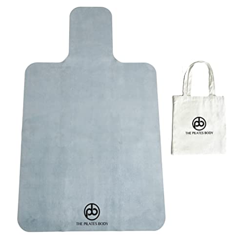 Reformer Mat by The Pilates Body – Non-Slip Sweat-Wicking Microsuede Top & 1.5mm Natural Rubber...