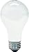 GE Teflon Coated Saf-T-Gard Light Bulb, Shatter Resistant Light Bulb, Rough Service Light Bulb, 100 Watt (1 Pack)