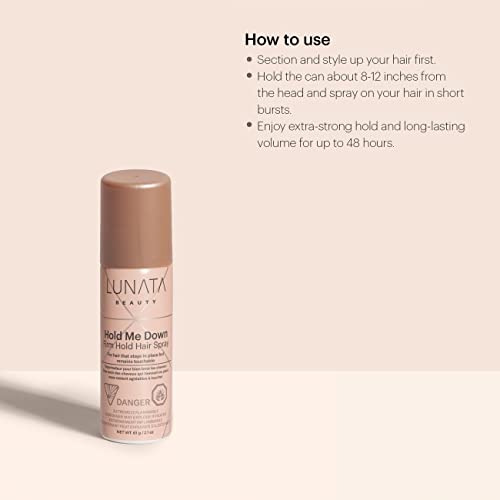 Lunata Hold Me Down Spray Fijador Extra Firme 2.1 oz miniatura 4