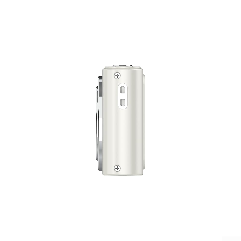 Fotocamera digitale 4 K 48 MP, videocamera con schermo da 2,4 pollici, zoom 16x, flash con rilevamento del viso anti-shake per studenti (bianco 32G)