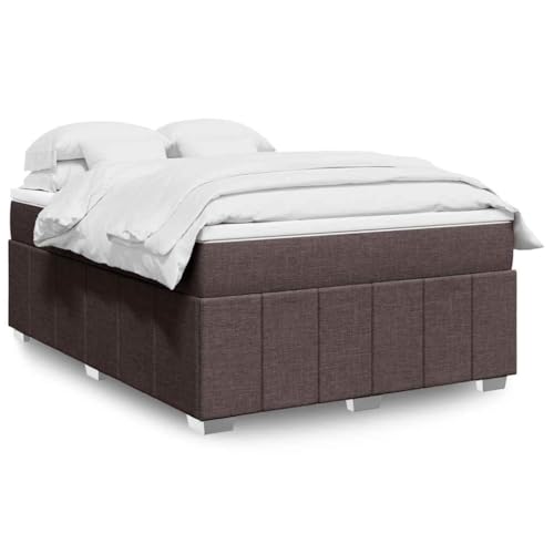 QZZCED Cama de Muelles Ensacados con Colchón de Muelles Individuales y Somier de Listones, Base de Cama con Cubrecolchón Transpirable y Patas Estables para Dormitorio Adulto
