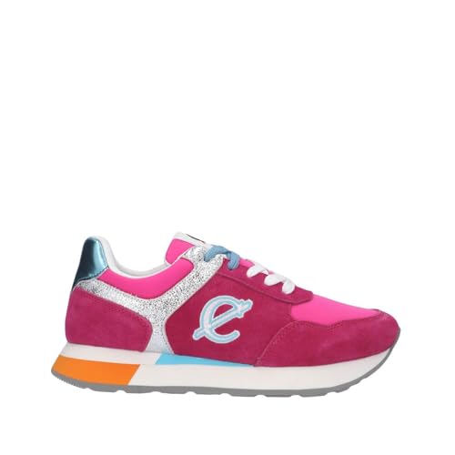 Sneakers Cafè Noir daim : oubliez les pieds fatigués avec ces paillettes fuxia