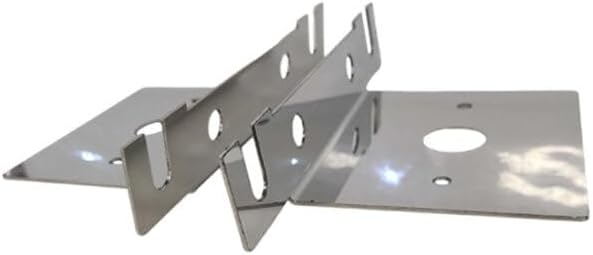 Technical Precision Replacement for Kenworth W900L Year 2023 SS Rear Watermelon Light Brackets W 13 INCH BREATHERS
