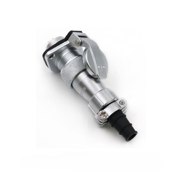 WF16 2pin TI/ZG Metal Flange Jack with Cap Panel Mount IP67 Male Plug Female Socket Aviation Connector