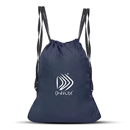 Image of DIVULGE Small Size Polyester Multi Utility Gym Drawstring Backpack(Grey , 16 L)