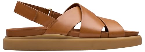 Clarks Aristella Sun Womens Tan Leather, 8