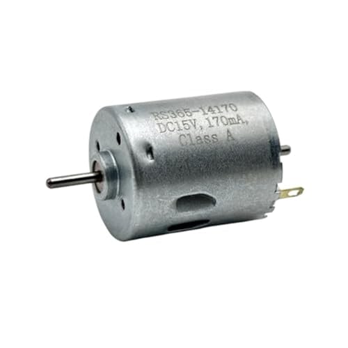 QDouiMOO Motor de Arranque Arrancador Electrónico con Escobillas De Carbón RS-365-14170 para CC 12 V/14,4 V/15 V/18 V, 7700 RPM, Eje Doble De 2,3 Mm