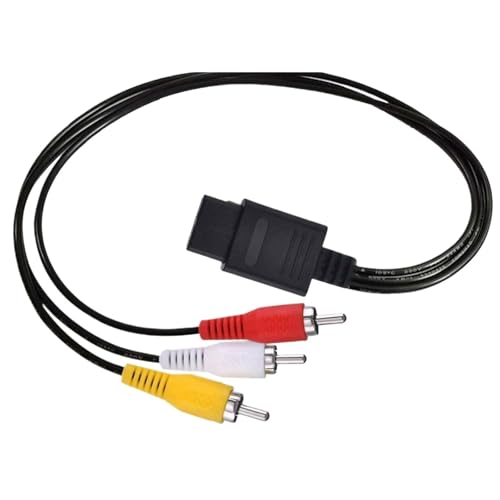 AV de audio y vídeo for TV de 1,8 m con conector RCA for Nintendo 64, N64, Super Nintendo, GameCube, SNES y accesorios for GameCube. - imagen 2