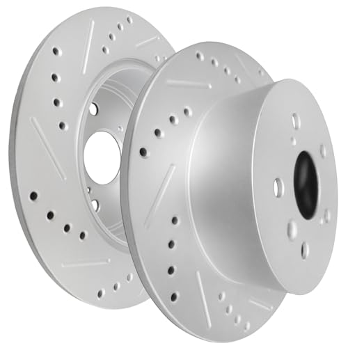 image for WEIZE Brake Kits Rear Brake Pads and Rotors Kit for Toyota 2012-2017 C