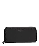 Nähte in Kontrastfarbe Liebeskind Berlin Gray Gigi Portemonnaie, Large (10 cm x 19 cm x 2cm), black