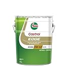 Castrol(カストロール) エンジンオイル EDGE 5W-40 API SP, ACEA A3/B4 20L 4輪ガソリン/ディーゼル車両用 全合成油