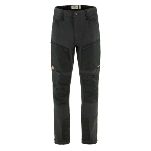FJALLRAVEN 87160-550-550 Keb Agile zimowe spodnie sportowe M spodnie męskie czarne-czarne, rozmiar 58/L