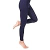 MUK LUKS womens Women's Solid Fleece Leggings Hosiery, Navy, X-Large-XX-Large US