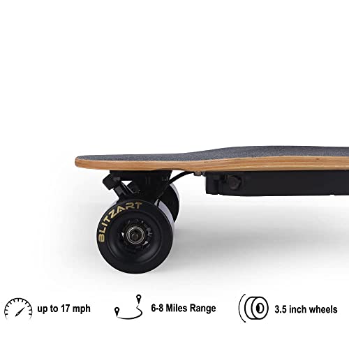 Tornado 38" Electric Longboard E-Skateboard Motorized Electronic 19mph Hub-Motor 3.5" PU Wheels