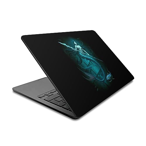 Vinyle Autocollant MacBook Air 13.6 Peau Protection A2681 Sirène Heures Obscures Christos Karapanos