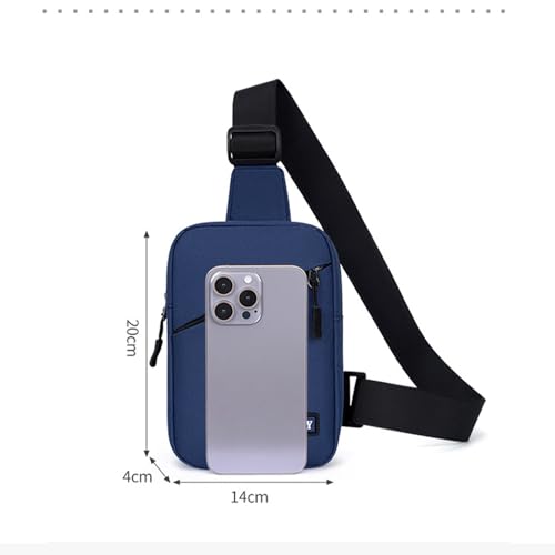 Mini Sling Bag for Men Women - Small Crossbody Bag Casual Phone Chest Bag for Hiking Traveling Gifting3