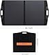 100W Solarpanel-Ladegerät, Faltbares Solarpanel-Kit mit 20-28-V-DC-Anschluss für Kraftwerke Jackery/Rockpals, Tragbarer Solargenerator mit USB-A USB-C QC 3.0 für Notfälle im Freien, Camping, Van