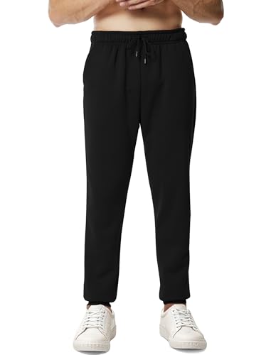 Mens Sweatpants with Pockets Lightweight Gym Drawstring Fleece Joggers Casual Elastic Waist Workout Pants2