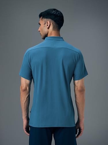 Image of TECHNOSPORT Men's Slim Fit Half Sleeve Crew Neck T-Shirt, MATPIQ Quick Dry Moisture Wicking Stretchable Sports Gym and Casual Wear