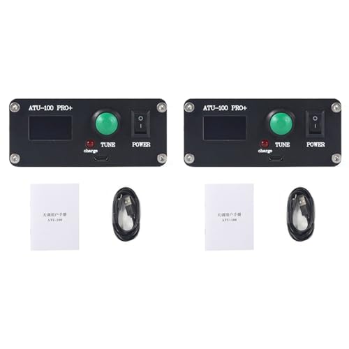 Tuner d'antenne automatique ATU-100 Pro+ 1.8-55 MHz rechargeable