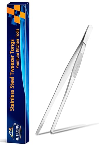 JETKONG 9 Inch Precision Cooking Tweezers