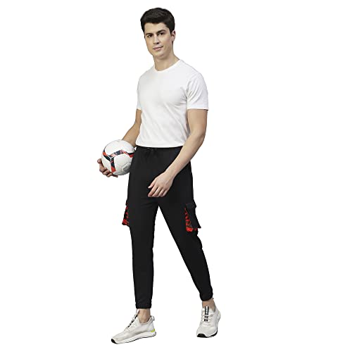 Image of Rigo Printed Cotton Jogger Pants for Men | Regular Fit Track Pant for Men | Jogger Track Pant for Men | Lower for Men Idol for Gym, Yoga, Sports, Running