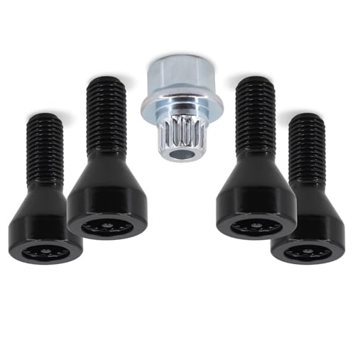Juego bloqueo rueda coche con pernos tornillo cubo rueda 36136764057 530i 535i