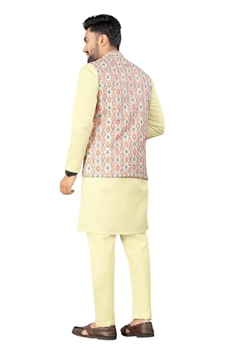 Image of Trustous Traditional Men's Kurta Koti Set (3 PCS SET)