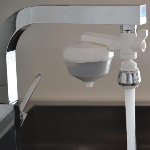 Siroflex 2650/1S Classic UNI 3-A tap water purifier Made in Italy, Kitchen tap water filter, with SIRIUS tap sprayer with swivel. For Chlorine Removal with Filter Cartridge