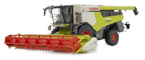 MarGe Models Claas Lexion 6900 con Vario 930 modello 1:32 - Modellino di mietitrebbia in metallo, per adolescenti, adulti, appassionati di modellismo a partire dai 14 anni in su