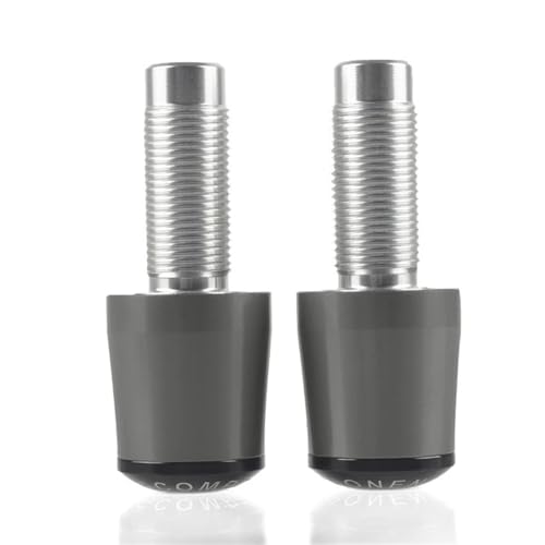 XIAOYANparts Motorrad-Lenkerkappen Endstopfen Griff Für Ducati Panigale 899 Panigale 959 Panigale 1199 1199S 1299(Grau)