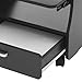 RustyVioum Foot Rest Pedicure Trolley w/ 4 Wheels, Portable Foot Bath Spa Cart w/Practical Drawer Pedicure Foot Rest for Beauty Salons Hair Salons Bathrooms, Black