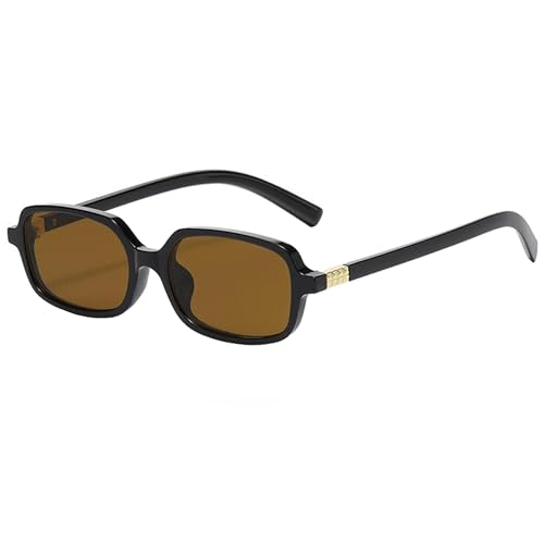 Image of Retro Rectangular Sunglasses for Women Men 90s Trendy Square Sun Glasses Small Vintage Sunnies