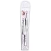 PANA 3D Kolinsky Acrylic Nail Art Sculpture Brush with Silver Metal Non-Slip Grip Handle for Manicures 3D Nail Art Flower Designs (Size #4)