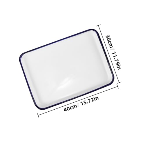 Plaque de cuisson antiadhésive en émail pour pâtisserie et plateau de four - 8