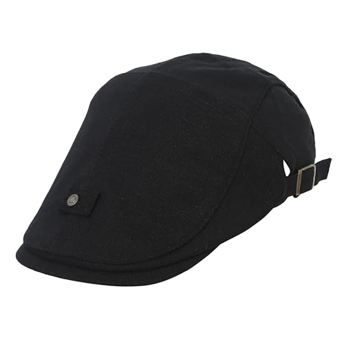 Image of FabSeasons Cotton Ivy Flat Golf Cap - Classic Newsboy Gatsby Hat for Men