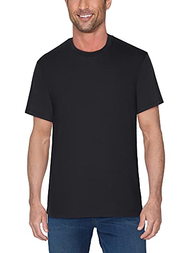 T-shirt noir Fruit of the Loom en pur coton taille S pour homme au quotidien