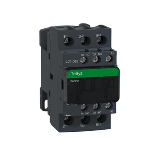 Contactor LC1D25M7 con alta capacidad de conmutación de 25A para sistemas