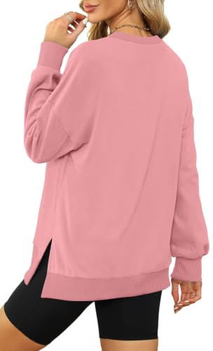 Image of XIEERDUO Womens Oversized Sweatshirts Pullover Casual Crewneck Long Sleeve Tops Comfy