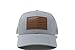 13 STRIPES American Flag Hat – Leather Patch Mesh Back American Flag Snapback Hat. Casual Unisex USA Flag Cap (Grey)