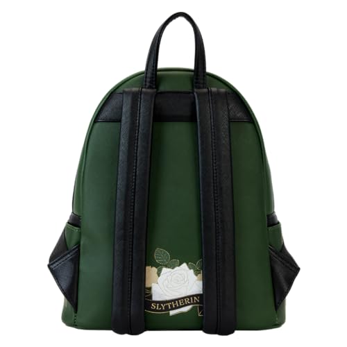 Loungefly Harry Potter Slytherin House Floral Tattoo Mini Backpack3