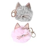 Porte-clés en peluche : utilisez pendentifs pour mieux décorer vos clés, sacs, téléphone portable et autres petits objets, montrant votre particulier pour la mode, pendentifs clés