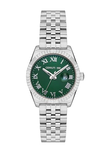Cerruti Armbanduhr Date Baccio Green - Silver