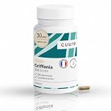 Griffonia   CUURE   Stress, Sommeil, Minceur   30 gélules   30 jours   1 Gélule/Jour   Vegan   Fabriqué en France
