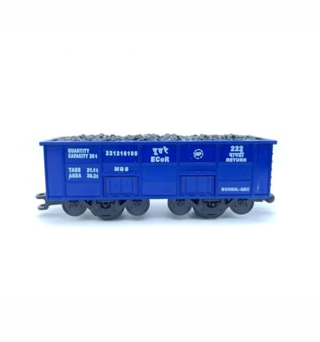 Image of Cargo Toy Train Set with Tracks in Battery Operated Form for 3Y+ Multi Colour