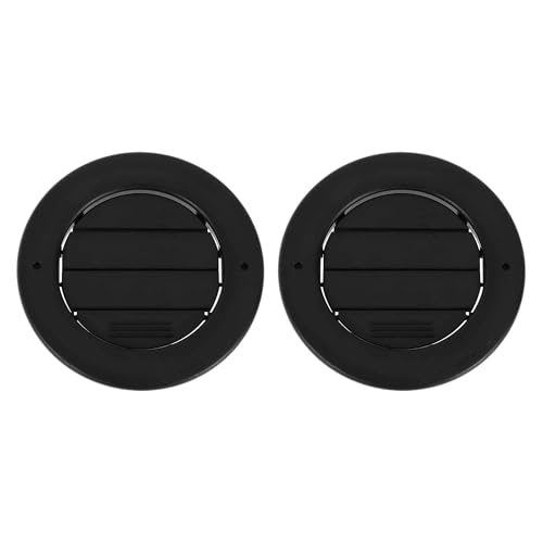 A ABSOPRO Dach Luftauslass Gitter Nr.BL1Z19893AA Für Ford Expedition 2011-2014 Klimaanlage Frischluft Gitter Schwarz 2 Stück