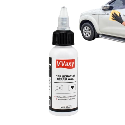 2 Piezas ceras Reparadora Arañazos Coche, 50ML Pasta Reparadora De Rayones Para Auto, Eliminador Pasta, Rasguños Y Remolinos, Brillo Como Un Espejo, Adecuado Para Varios Tipos De Pintura