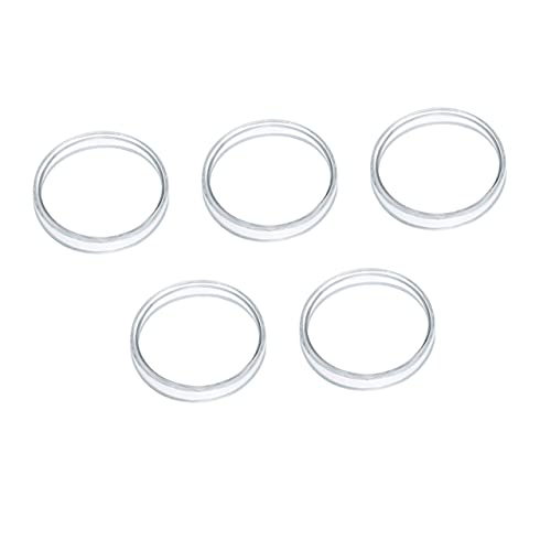 OUNONA 5pcs Petri Dish Lab Petri Plates Clear Petri Plate Tissue Culture Plate Lab Dish Culture Dish Lab Pipettes Dish Specimen Dish Cell Dish Laboratory Dish Transparent Glass