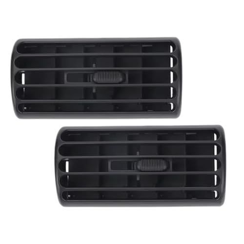 Grille d'aération centrale de tableau de bord pour Jeep Wrangler TJ 1997-2006, pack de 2 pièces